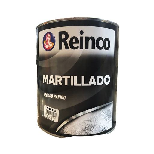 [1-886] PINTURA ESMALTE MARTILLADO GRIS x GALON REINCO 1-886