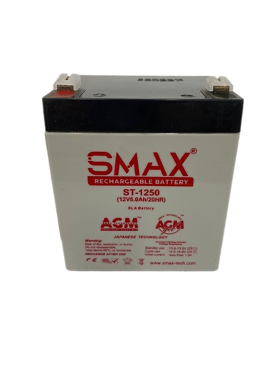 [1-902] BATERIA AGM 12V 5.0AH 20HR SMAX 1-902