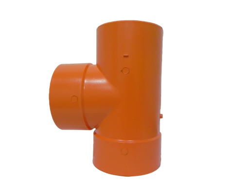 [1-930] TEE AN 75MM NARANJA TUBRICA 3" 1-930