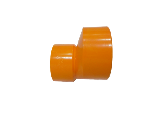 [1-933] REDUCCION AN 110MM x 50MM NARANJA TUBRICA 4" A 2" 1-933