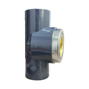 [1-970] TEE AF 3/4" x 1/2" ROSCADA BRONCE TUBRICA 1-970