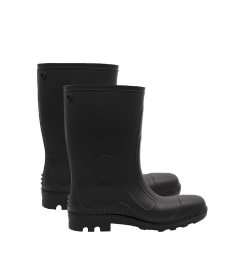 [1-987] BOTA DE PLASTICO NEGRA CORTA NRO 40 SANTA NINFA 1-987