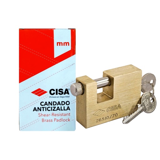 [2-104] CANDADO ANTICIZALLA 70MM CISA 2-104