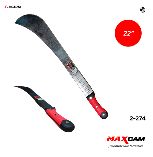 [2-274] MACHETE LINIERO M/BIM 22" 1778-22NBM BELLOTA 2-274