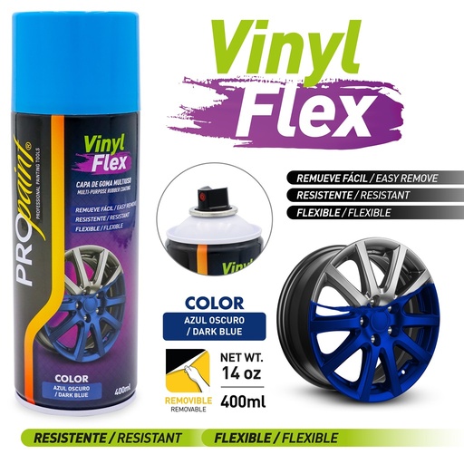 [9-318] SPRAY AZUL OSCURO VINYL FLEX x 400 ML PRO PAINT 9-318