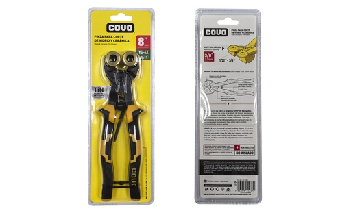 [9-328] PINZA CORTA VIDRIO Y CERAMICA COVO 9-328