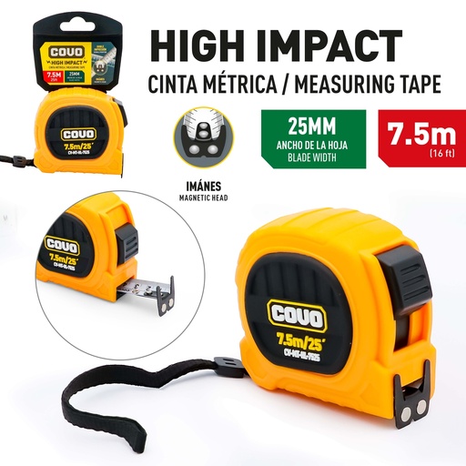 [9-499] METRO ALTO IMPACTOx 7.5 MTS 9-499