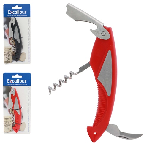 [9-554] SACACORCHOS MULTIFUNCIONAL EXCALIBUR 9-554