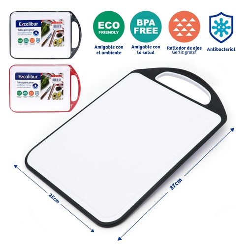 [9-583] TABLA P/PICAR PLAST 37 x 25CM EXCALIBUR 9-583