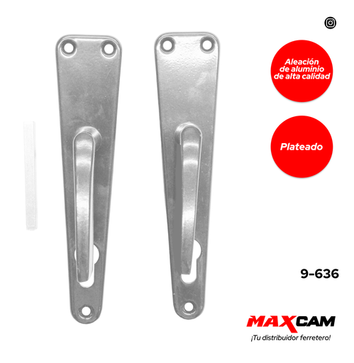 [9-636] MANILLA DE ALUMINIO MOVIL/MOVIL PLATEADA DIESEL T 9-636
