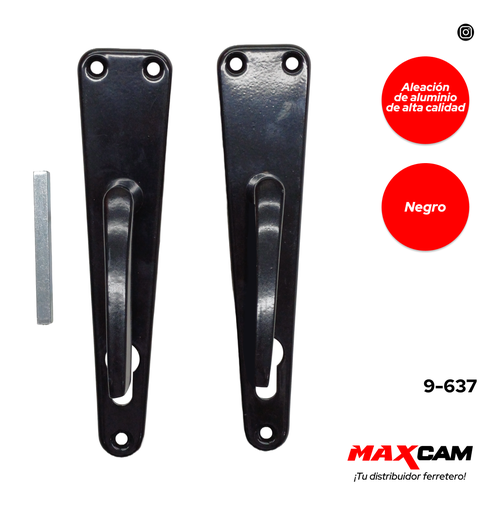[9-637] MANILLA DE ALUMINIO MOVIL/MOVIL NEGRA DIESEL T 9-637