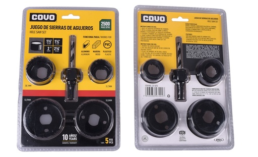 [4-882] JUEGO DE CORTACIRCULO P/CERRADURA PUERTA COVO 4-882