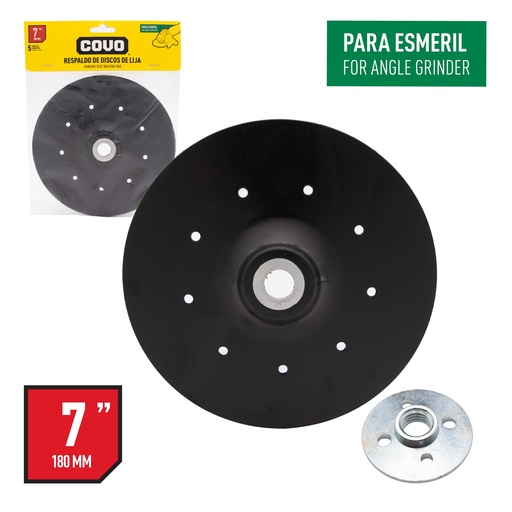 [4-904] SOPORTE PARA DISCO LIJAS 7 COVO 4-904