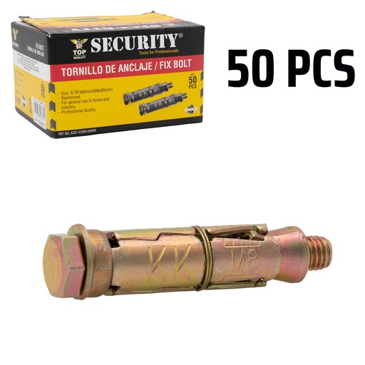 [5-079] RAMPLUG METALICOS x 5/16 Unidades SECURITY 5-079