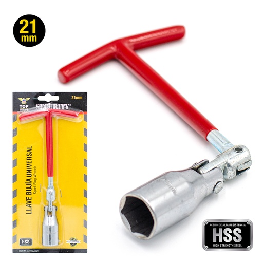[5-104] LLAVE SACA BUJIAS 21MM SECURITY 5-104