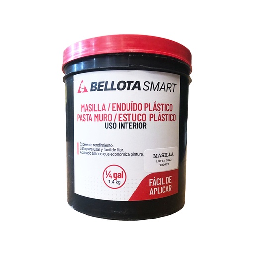 [2-483] PASTA PROF O ESTUCO x 1/4 BELLOTA 2-483