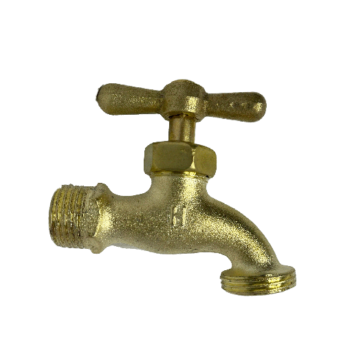 [8-201] LLAVE CHORRO COBRE 1/2" SIN MARCA 8-201