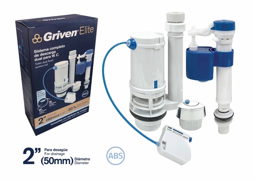 [8-214] HERRAJE ONE PIECE DOBLE BOTON GRIVEN ELITE 8-214