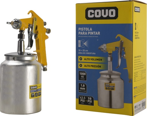 [8-297] PISTOLA P/PINTAR 1000cc COVO PRO 8-297