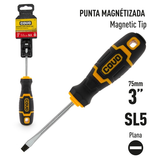 [8-299] DESTORNILLADOR PLANO 3/16 x 3" COVO 8-299