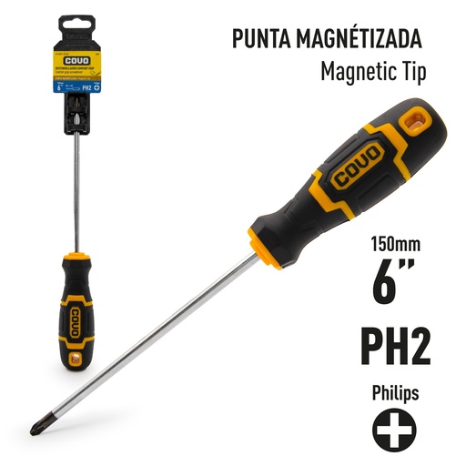 [8-302] DESTORNILLADOR ESTRIA 1/4 x 6" COVO 8-302