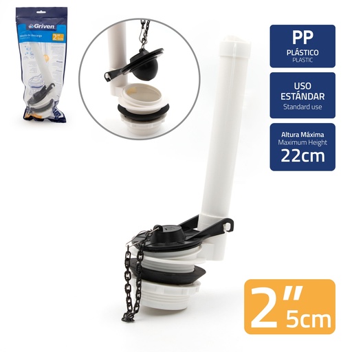 [8-306] DESAGUE PARA W. C. 2" GRIVEN 8-306