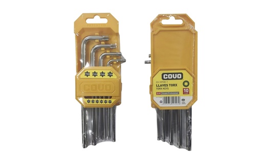 [8-313] LLAVE ALLEN TORX 10 PCS COVO 8-313