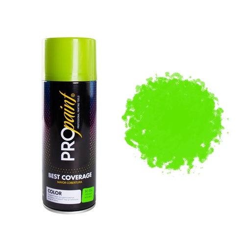 [8-348] SPRAY VERDE NEON x 400 ML PRO PAINT 8-348