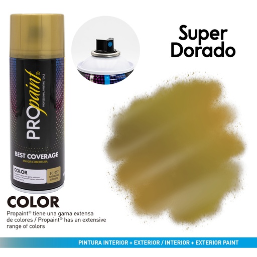 [8-353] SPRAY superando DORADO x 400 ML PRO PAINT 8-353