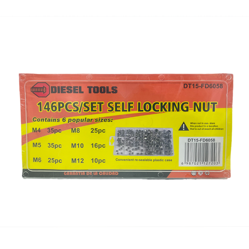 [8-430] SET DE TUERCAS 146 PCS DIESEL TOOLS 8-430