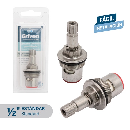 [8-491] VASTAGO ACERO INOX GRIVEN 8-491