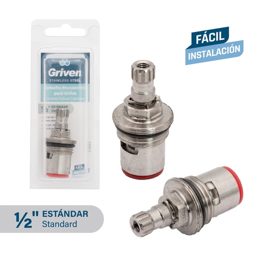 [8-493] VASTAGO ACERO INOX GRIVEN 8-493