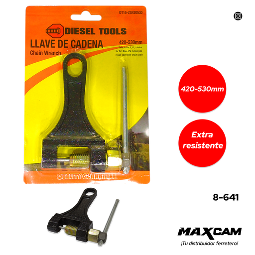 [8-641] LLAVE DE CADENA 420-530MM DIESEL TOOLS 8-641
