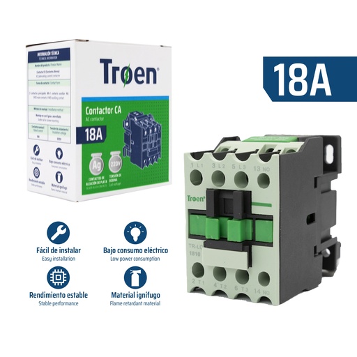[8-708] CONTACTOR 18A 220V TROEN 8-708