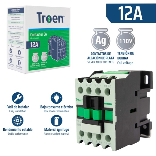 [8-737] CONTACTOR 12A 110V TROEN 8-737