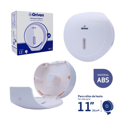 [8-755] DISPENSADOR DE PAPEL GRIVEN 8-755