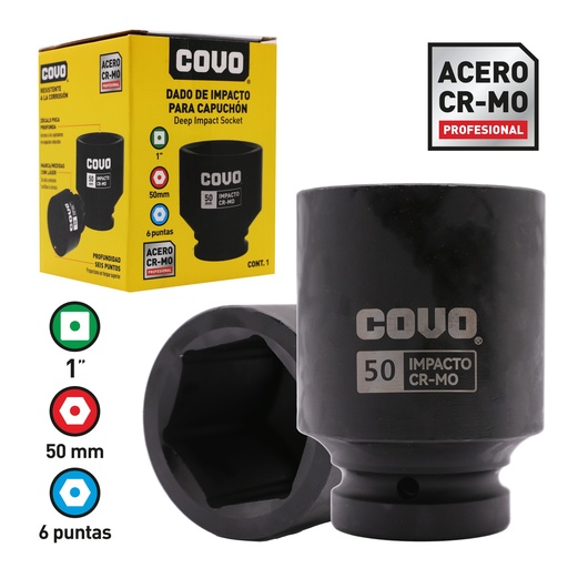 [8-807] DADOS DE IMPACTO x 50MM COVO 8-807