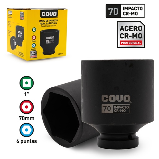 [8-811] DADOS DE IMPACTO x 70MM COVO 8-811