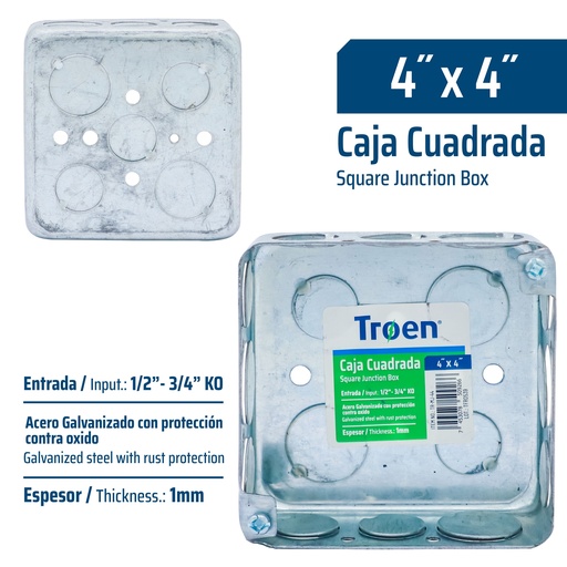 [8-874] CAJETIN MET COMB CUAD 4x4 TROEN 8-874