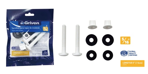 [8-913] TORNILLOS P/ASIENTO SANITARIO GRIVEN 8-913