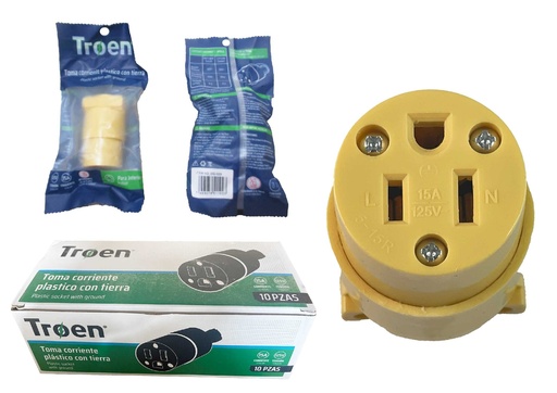 [8-989] TOMA VINIL 2P+T TROEN 8-989