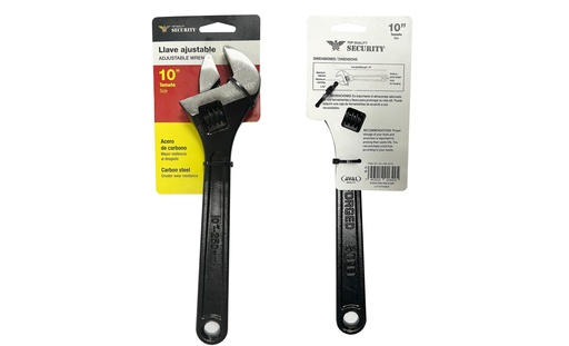 [9-144] LLAVE AJUSTABLE 10" SECURITY 144