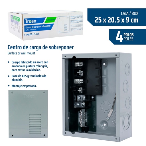 [9-154] CAJA BREAKER SUPERF 4 CIRCUITO TROEN 9-154