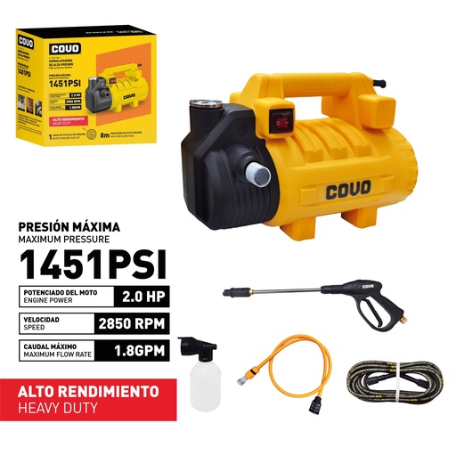 [9-161] HIDROLAVADORA 1500W COVO 9-161