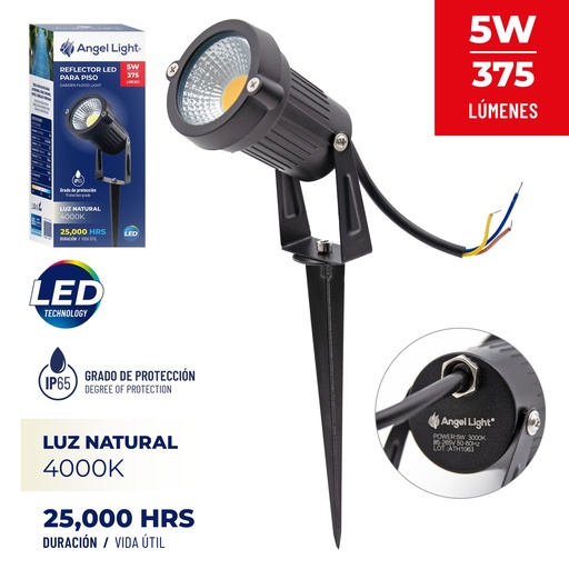 [9-181] LAMPARA LED T/ESTACA LUZ NAT 5W ANGEL L 9-181