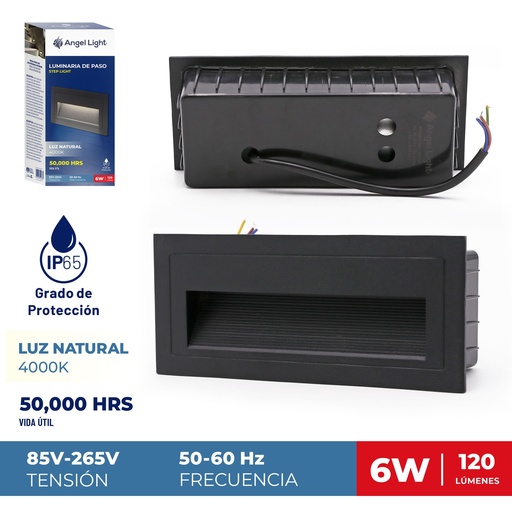 [9-221] LAMPARA P/EMPOTRAR 6W ANGEL L 9-221