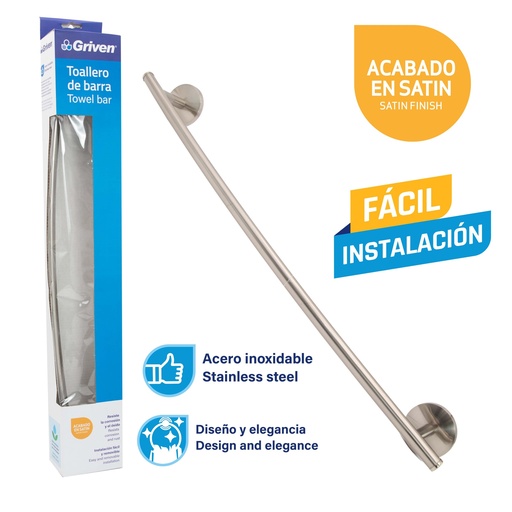 [7-110] TOALLERO DE BARRA GRIVEN 7-110