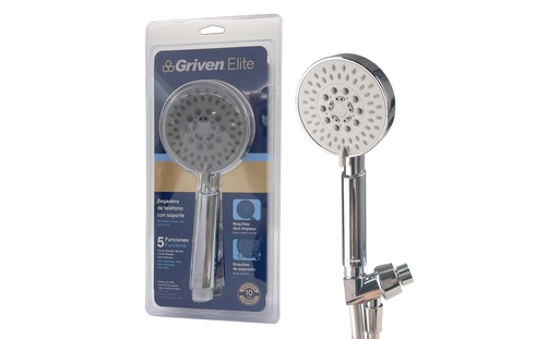 [7-254] REGADERA D/BAÑO C/MANGUERA GRIVEN ELITE 7-254