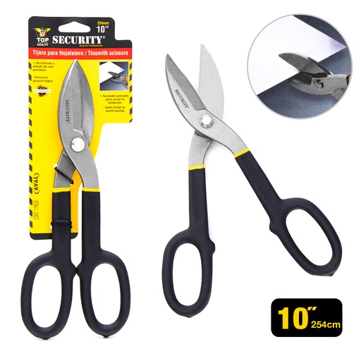 [7-288] TIJERAS HOJALATERA 10" SECURITY 7-288