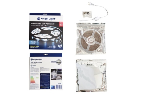 [7-561] CINTA LED BLANCO 5 MTS x 35W IP45 C/ADHESIVO ANGEL L 7-561